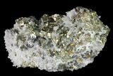 Quartz, Sphalerite & Pyrite Crystal Association - Peru #141846-1
